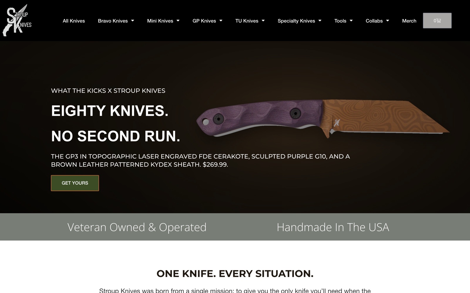 Stroup Knives homepage